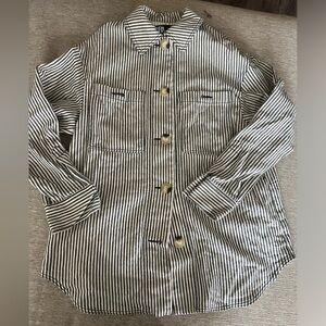 Zara Jacket button down striped
